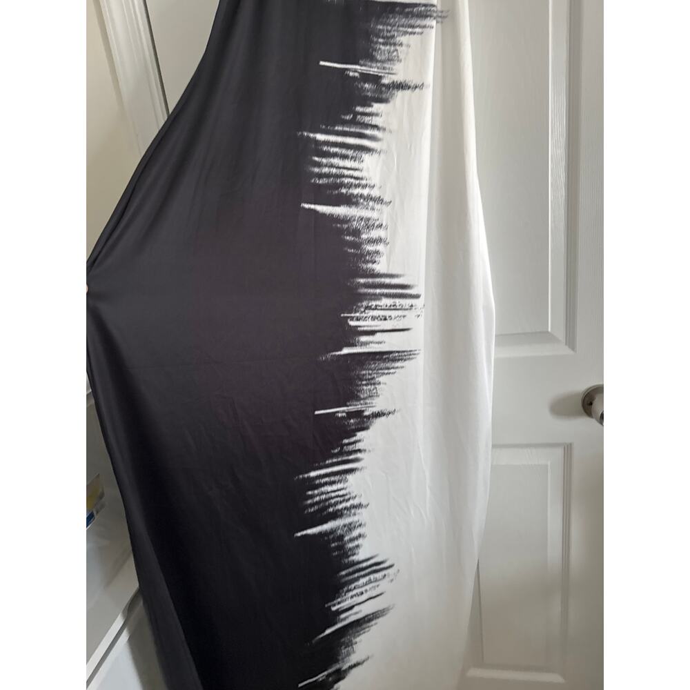 Maxi Summer Dress Black and White size M - Picture 4 of 6